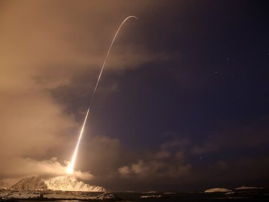 Auroral Black Brant XII rocket being launched from Andøya Rocket Range near Andenes, Norway, carrying instruments to observe the aurora and the associated flow of heat, particles, and electromagnetic energy. 