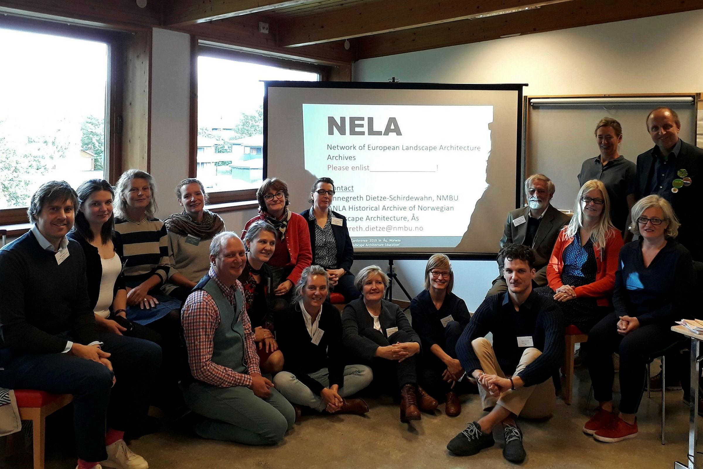 The founding meeting of European Network of Landscape Architecture Archives took place in Ås in 2019.