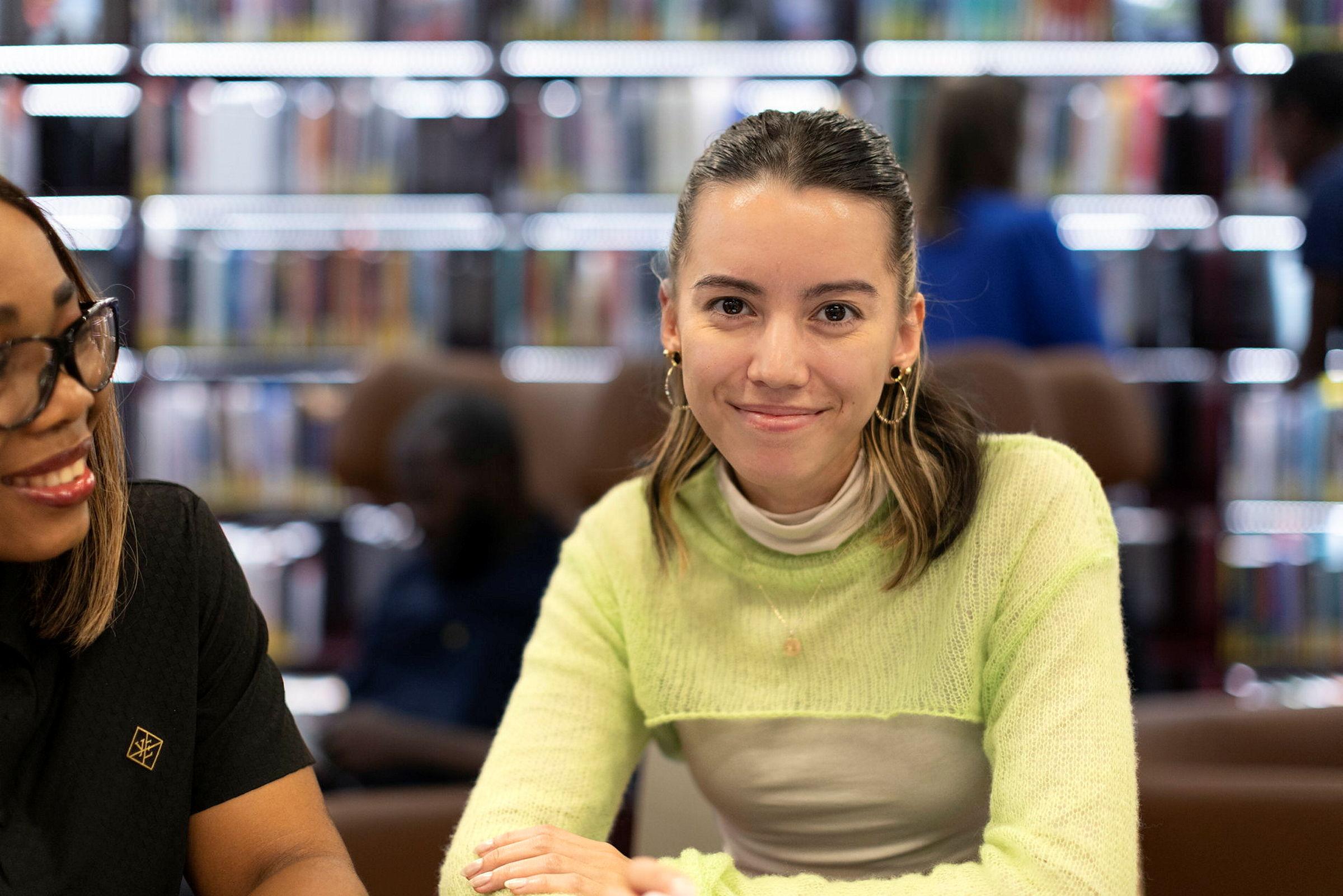 Studenter i Universitetsbiblioteket.
Samtykke til bruk er innhentet.