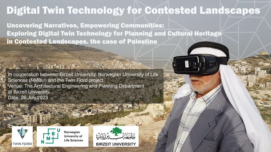 Digital Twin for contested landscapes