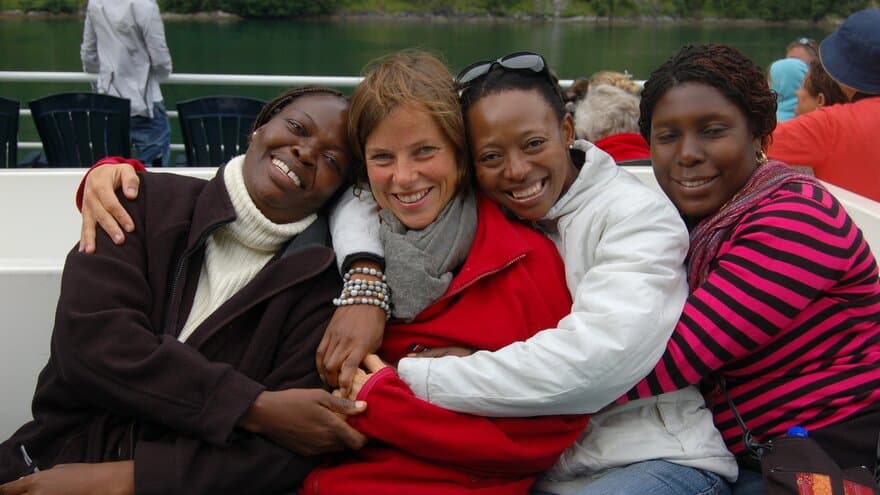 Prosjektkoordinatorene i SUSTAIN-prosjektet. Fra venstre: Mercy Kazima fra Malawi, Astrid Sinnes fra NMBU, Busisiwe Alant fra Sør-Afrika og Dorothy Nampota fra Malawi. 