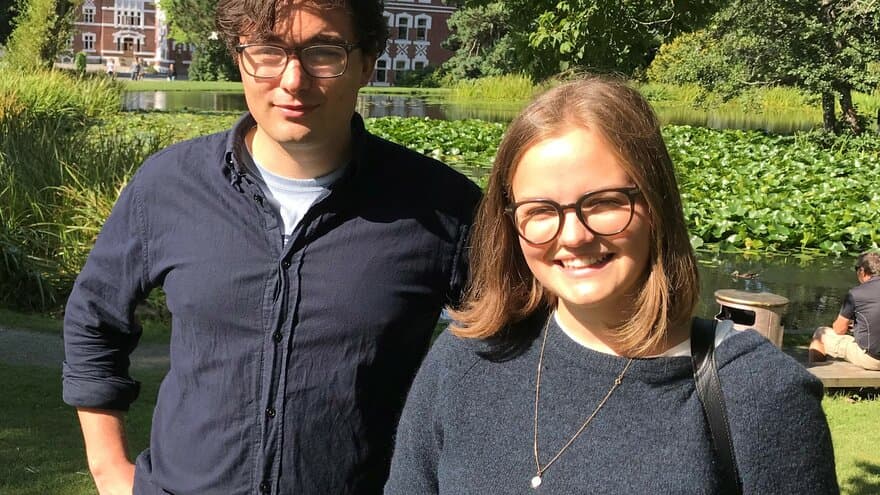 Andreas Økland og Julie Brun Bjørkheim