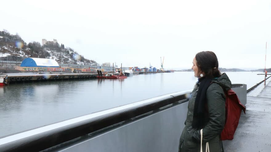 Foreløpig er mange av havnepromenadens landskapsrom fattige både på opplevelser og biologisk mangfold, sier doktorgradsstipendiat Elin Tanding Sørensen. 