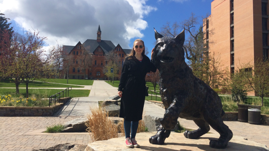 Ragnhild ved Montana State University