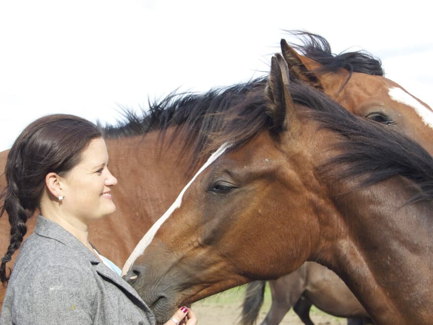 Siri Furre og hest